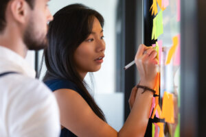 UX researcher works on Insight Sprint at Experience Dynamics