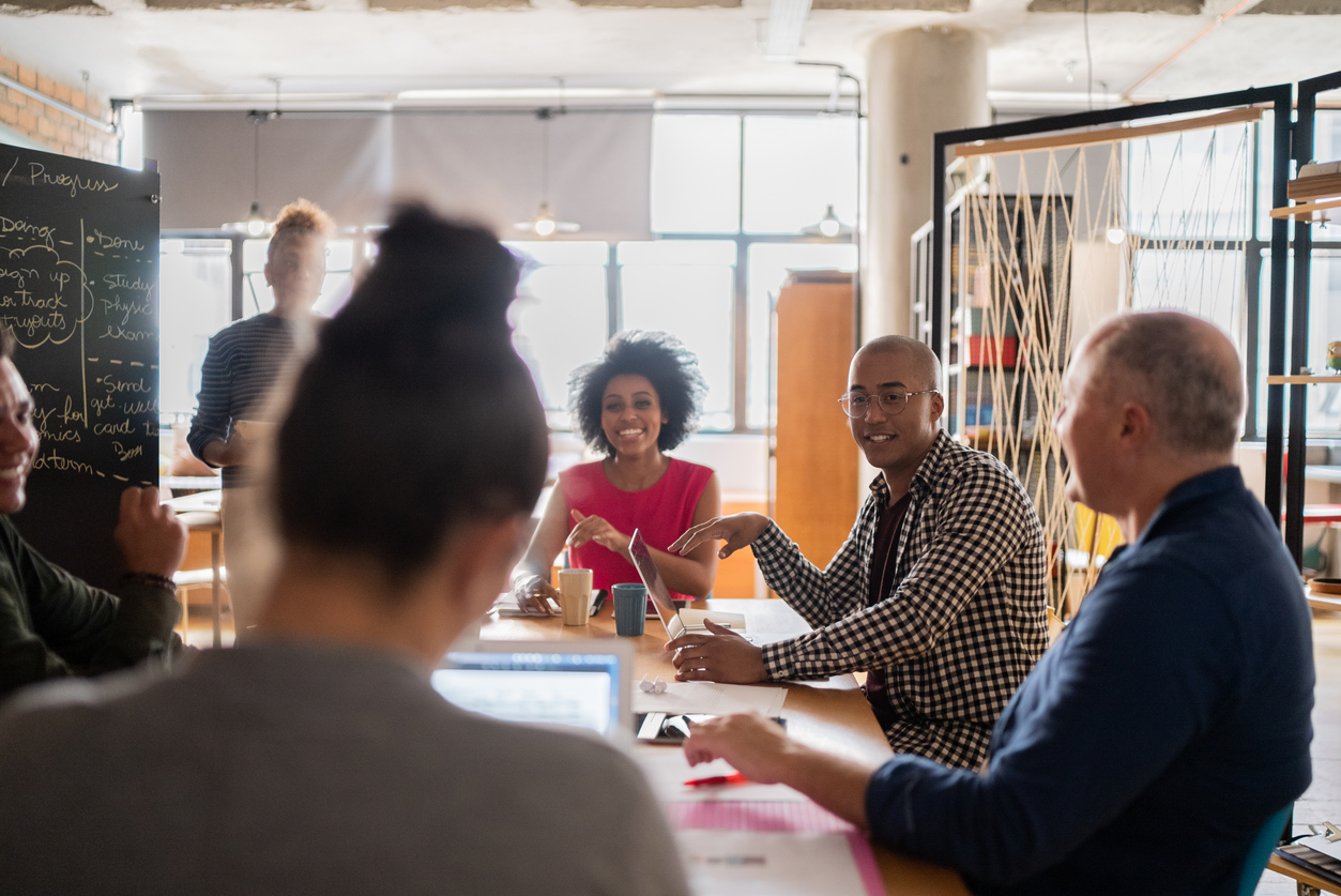UX design team discusses UX management