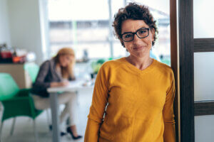 Portrait business women in the office