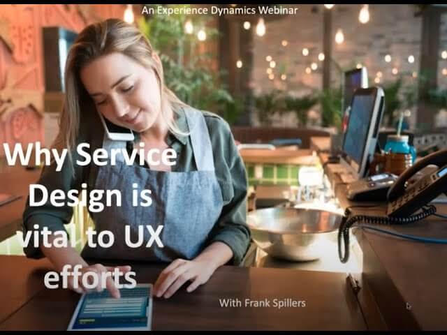 Why Service Design is Vital to UX efforts