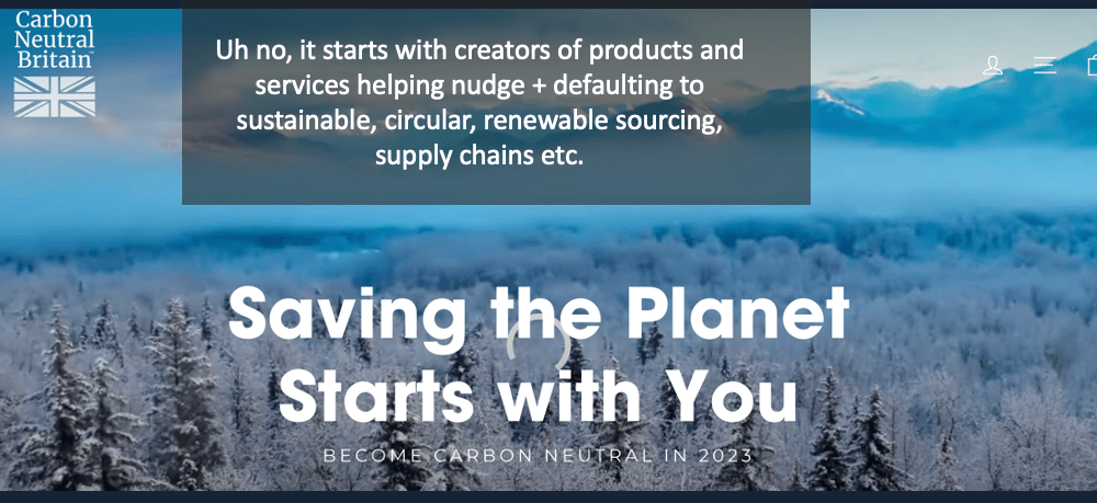 sustainability starts with you
