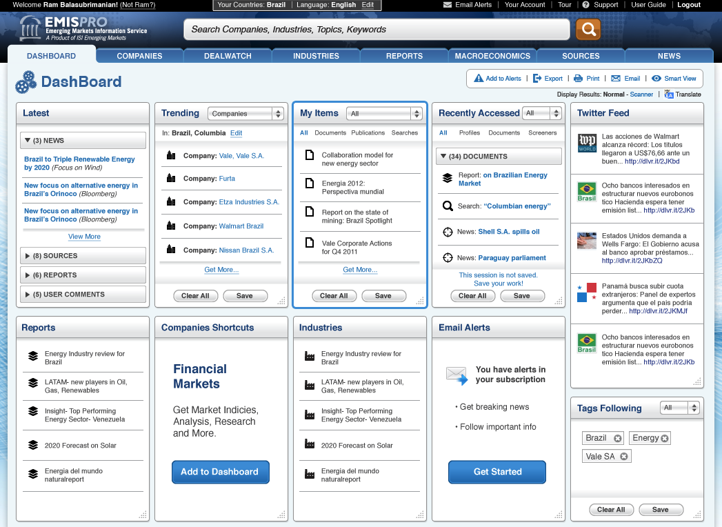 Fintech UX design from Experience Dynamics visual design example dashboard
