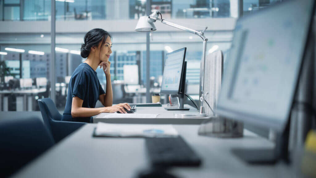 Fintech UX analyst reviews finance decision