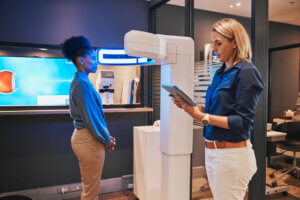 touchpoint optimization eye exam white optician tests black customer