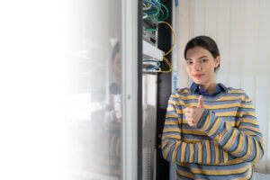 neurodiverse user gives thumbs up