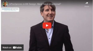 Frank Spillers UX guru discusses design affordances